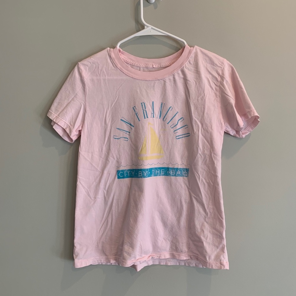 PacSun San Francisco Light Pink Graphic T Shirt